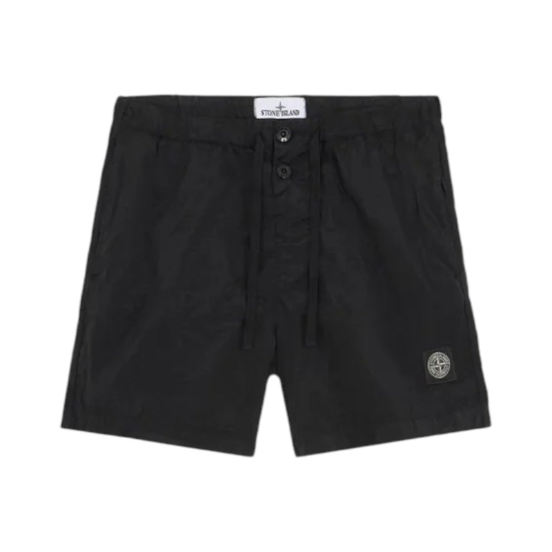 Stone Island Nylon Black Shorts Stone Island Nylon Black Shorts