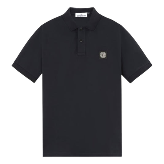 Stone Island Navy Cotton Polo
