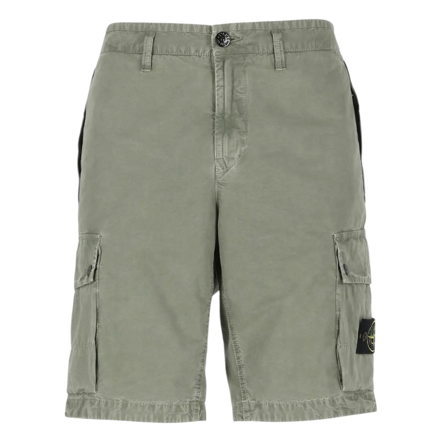 Stone Island Bermuda Cargo Green Shorts