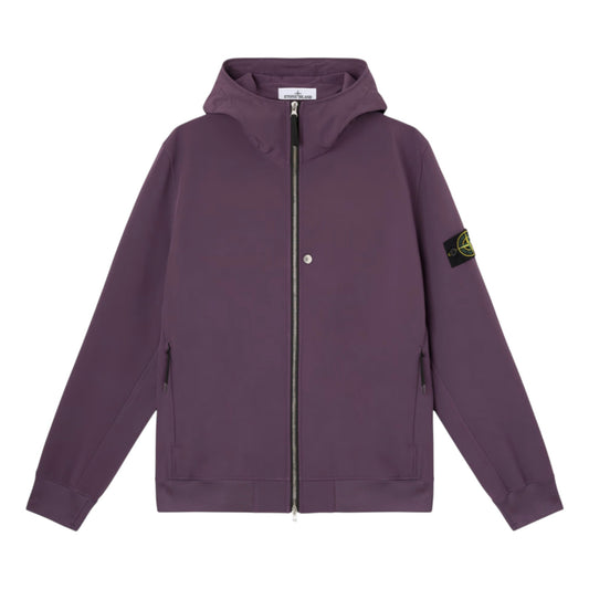 Stone Island Amaranth Shell-R Dye Technology Softshell Jacket