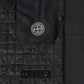 Stone Island Ripstop Leather Hooded Parka PrimaLoft Special Edition Black Jacket