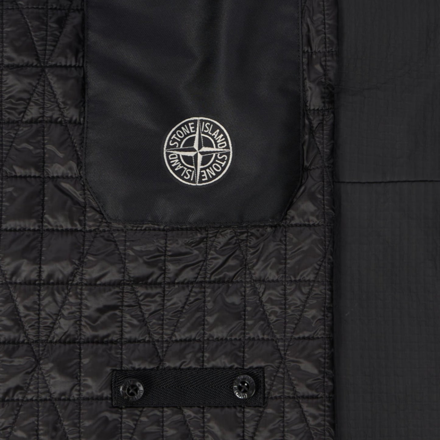 Stone Island Ripstop Leather Hooded Parka PrimaLoft Special Edition Black Jacket