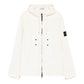 Stone Island Supima Cotton Stretch Hooded Ivory Jacket