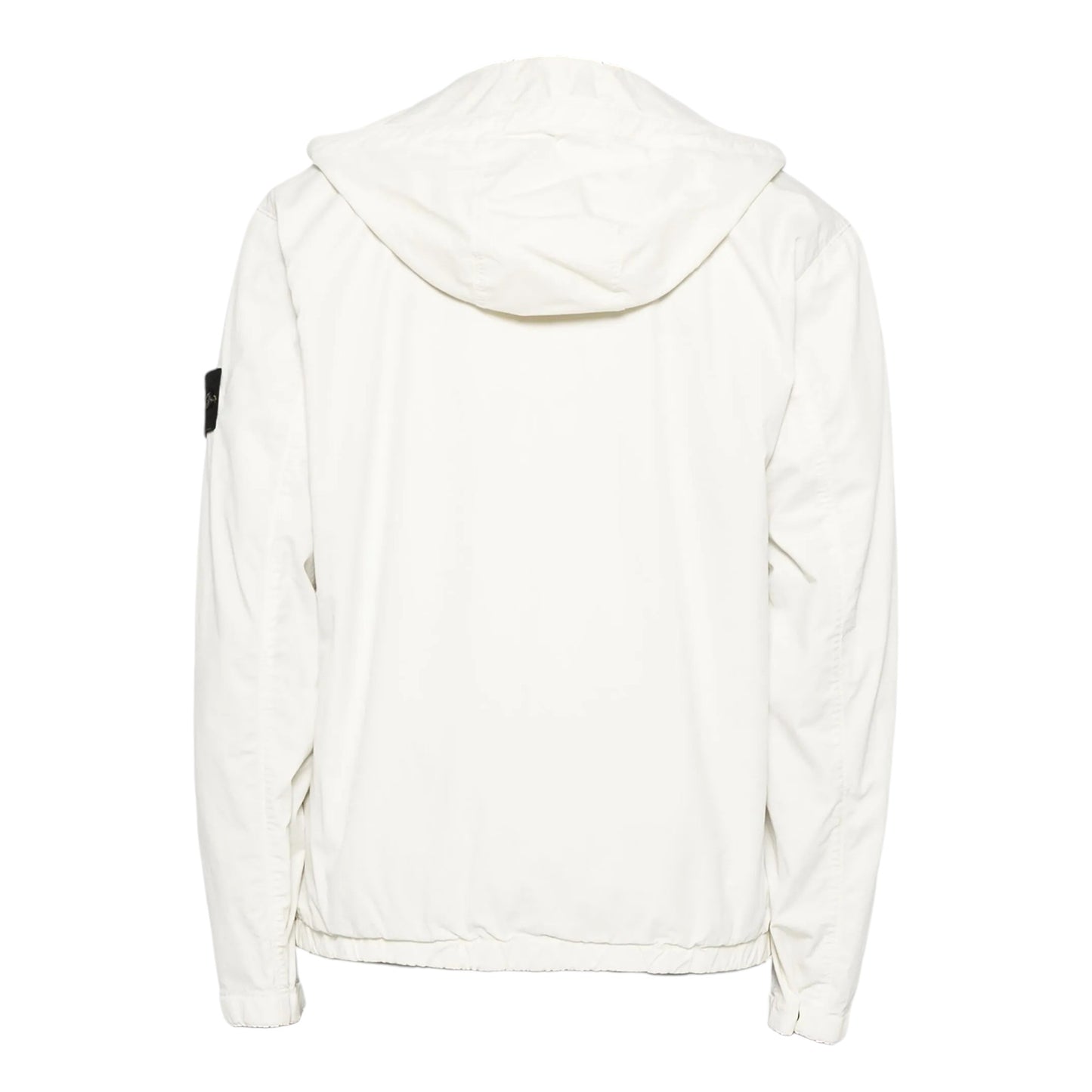 Stone Island Supima Cotton Stretch Hooded Ivory Jacket