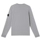 Stone Island Light Raw Hand Grey Knit Sweatshirt