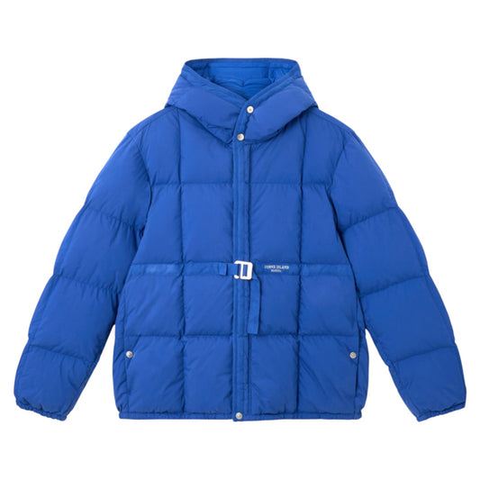 Stone Island Tela Cotton Nylon Marina Bright Blue Jacket