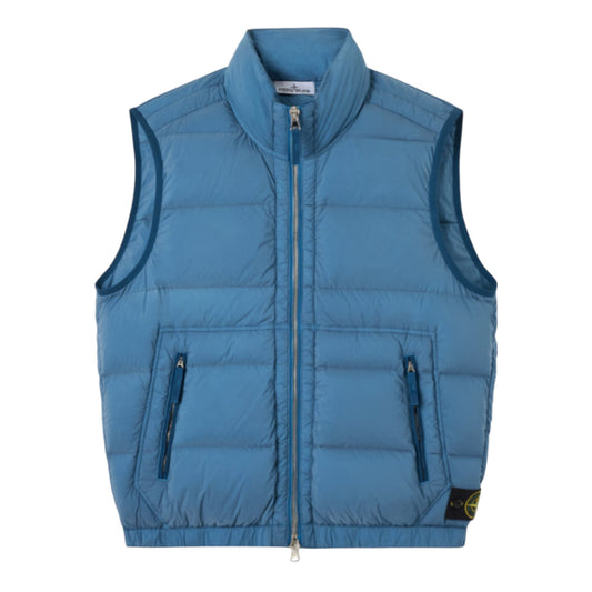 Stone Island Seamless Tunnel Nylon Down-Tc Blue Gilet