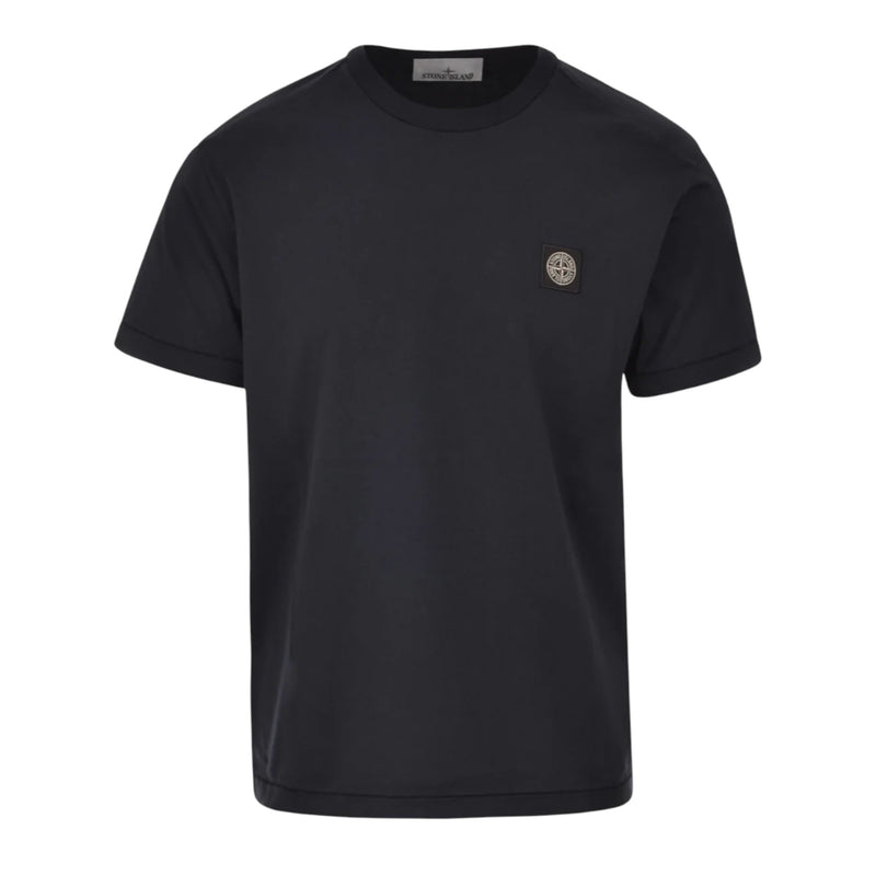 Stone Island Compass Patch Logo Navy T-shirt