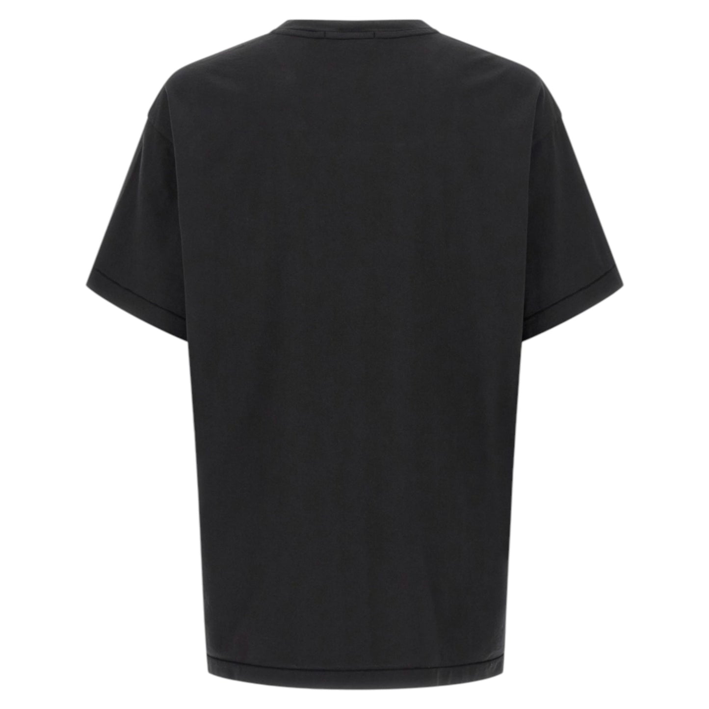 Stone Island Logo Patch Black T-Shirt
