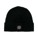 Stone Island Black Beanie