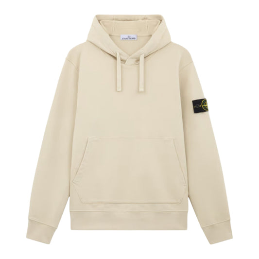 Stone Island Organic Cotton Ivory Hoodie