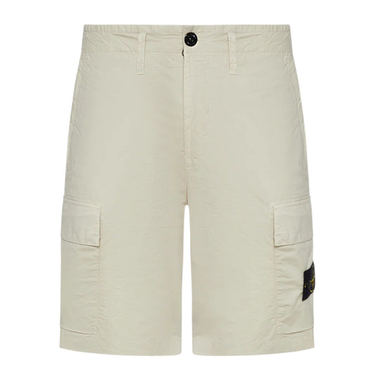 Stone Island Sand Bermuda Cargo Shorts