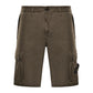 Stone Island Bermuda Cargo Military Green Slim Shorts