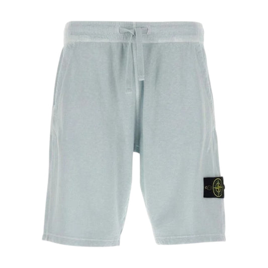 Stone Island Malfile Fleece 'Old' Bermuda Blue Shorts