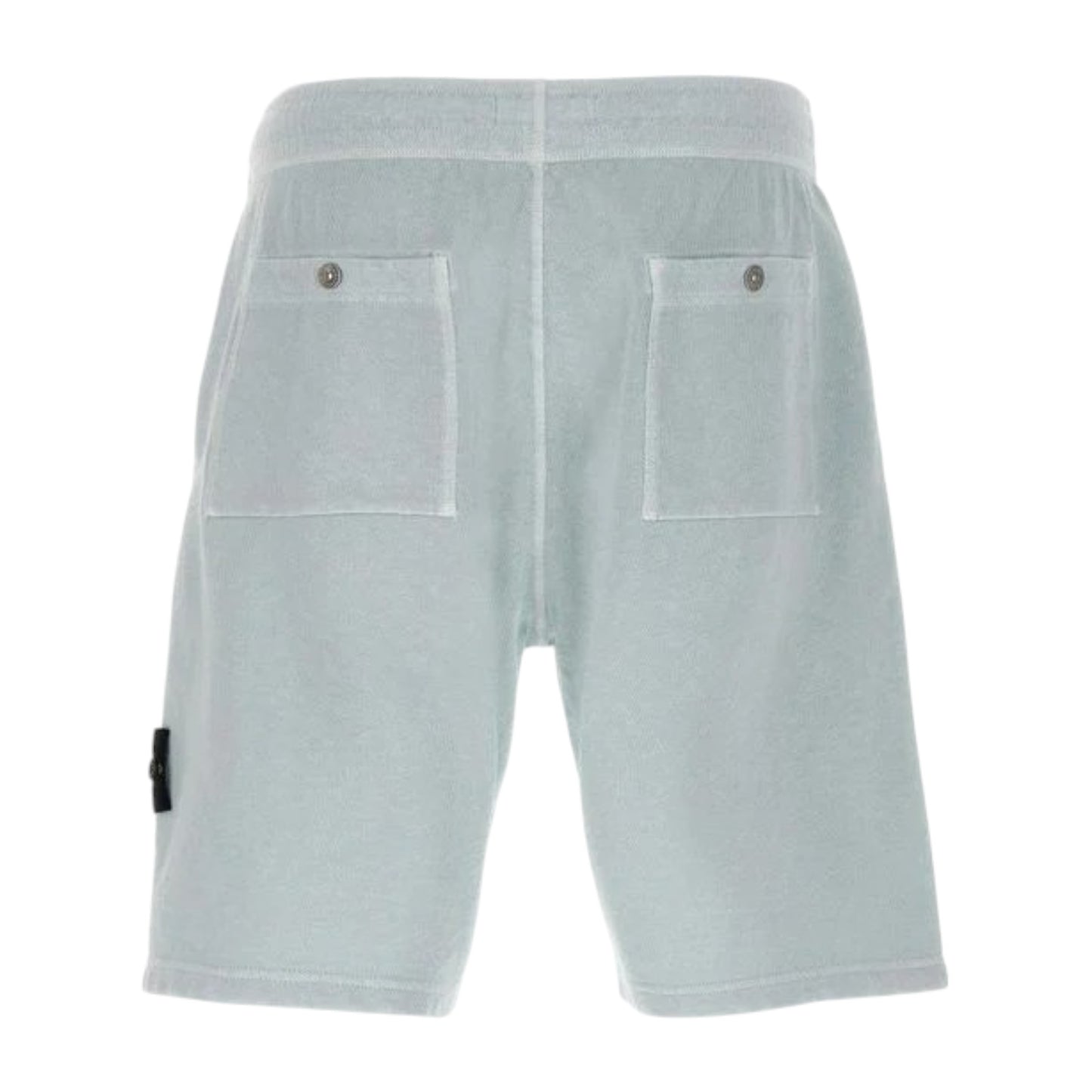 Stone Island Malfile Fleece 'Old' Bermuda Blue Shorts