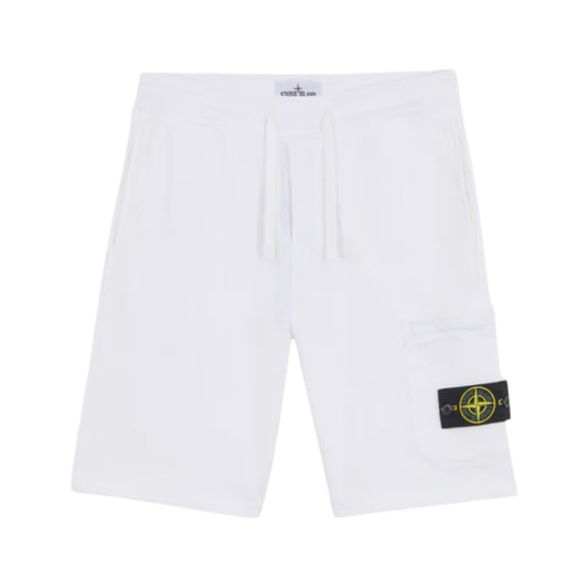 Stone Island Organic Cotton Fleece Shorts