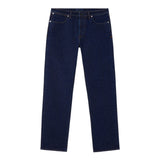 Stone Island Indigo Denim-Rinsed Navy Blue Regular Jeans