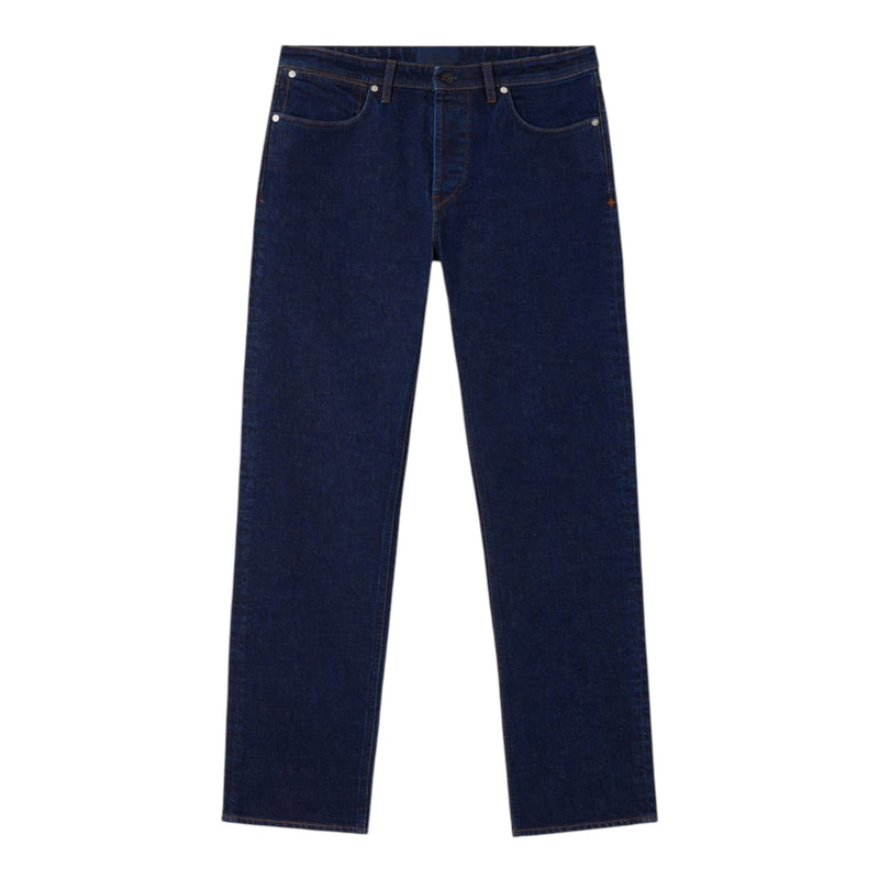 Stone Island Indigo Denim-Rinsed Navy Blue Regular Jeans Stone Island Indigo Denim-Rinsed Navy Blue Regular Jeans