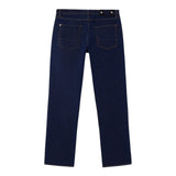 Stone Island Indigo Denim-Rinsed Navy Blue Regular Jeans