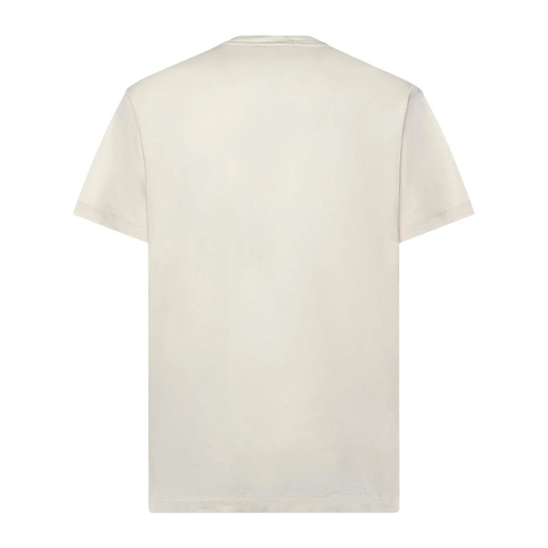 Stone Island Compass Patch Logo Neutral Light Beige T-shirt