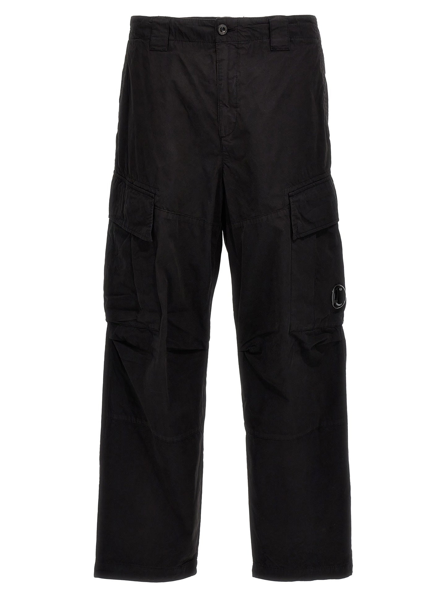 C.P. Company Black Cargo Trousers