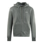 Off-White Wave Outline Diag Design Grey Slim Zip-Up Hoodie