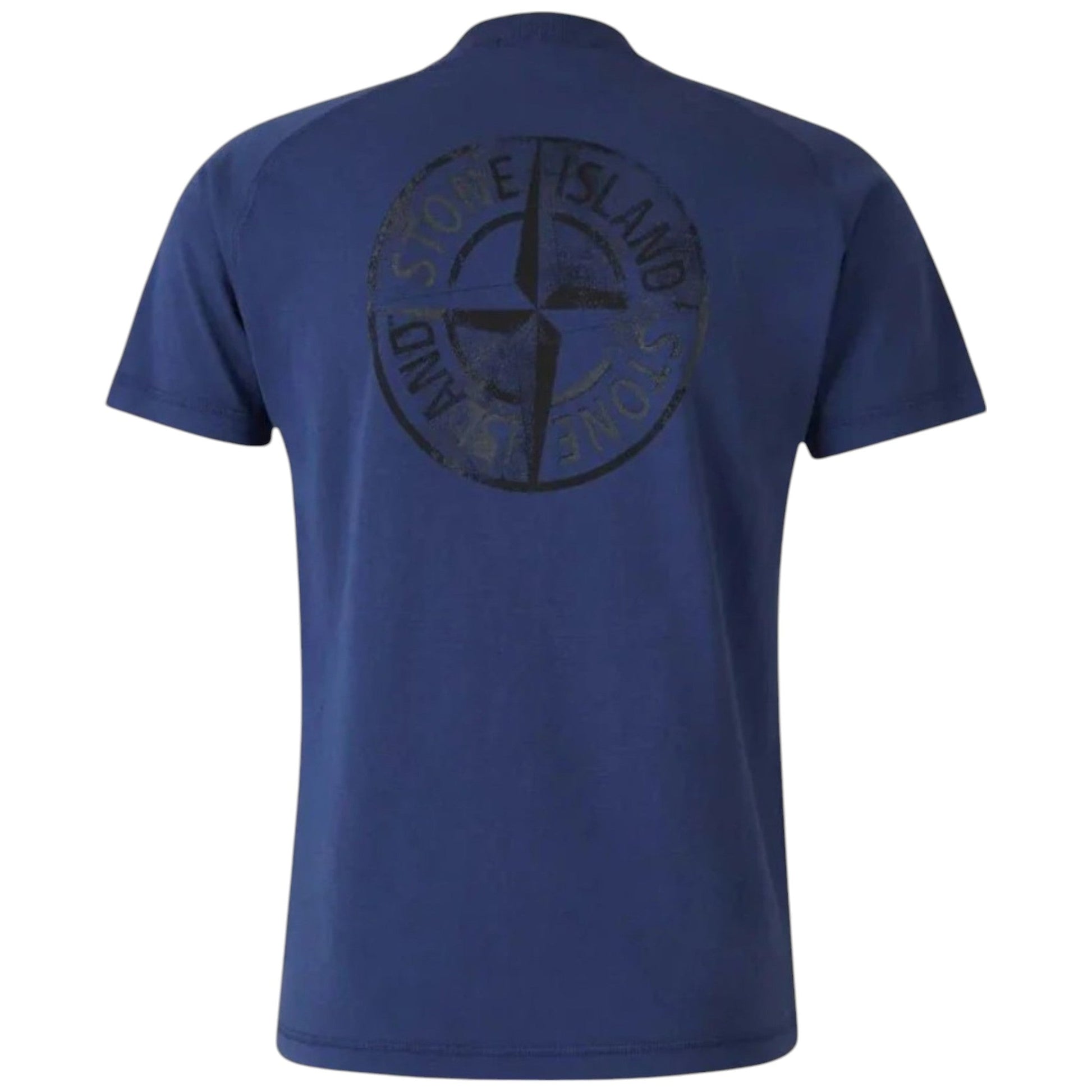 Stone Island, Compass-Printed Crewneck T-Shirt - Navy