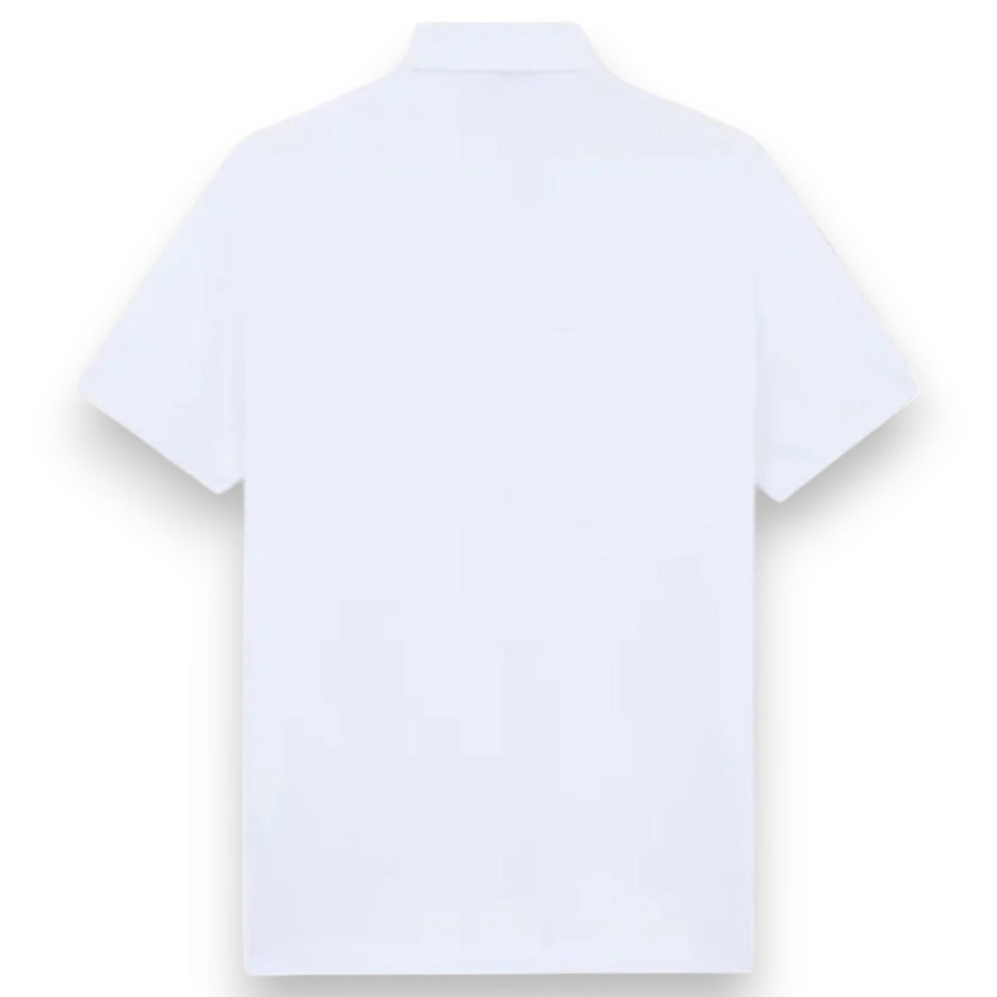 Stone Island, Slim Fit White Polo Shirt with Compass Patch